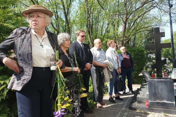 Акция памяти русских, украинских и белорусских эмигрантов схваченых СМЕРШем в мае 1945 года